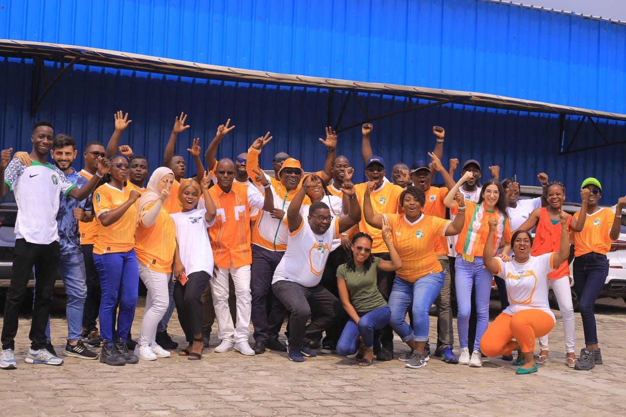 Les équipes de Plastica CI  ont arboré les couleurs de la Côte d'Ivoire